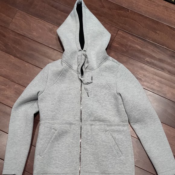 Betsey Johnson Performance Gray Anorak Scuba Jacket - Picture 2 of 7